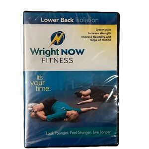 New Sealed Wright Now Fitness Lower Back Isolation DVD